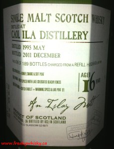 Caol Ila 16 and D&L