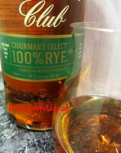 165 F Canadian Club 100% rye
